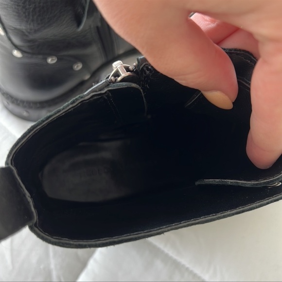 Rebecca Minkoff Studded Combat Lace Up Boots - Picture 4 of 8